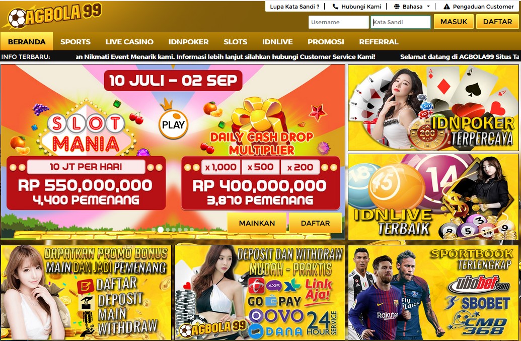 nama nama situs judi slot online